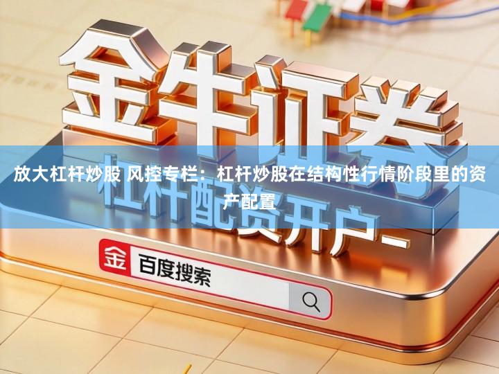 放大杠杆炒股 风控专栏：杠杆炒股在结构性行情阶段里的资产配置