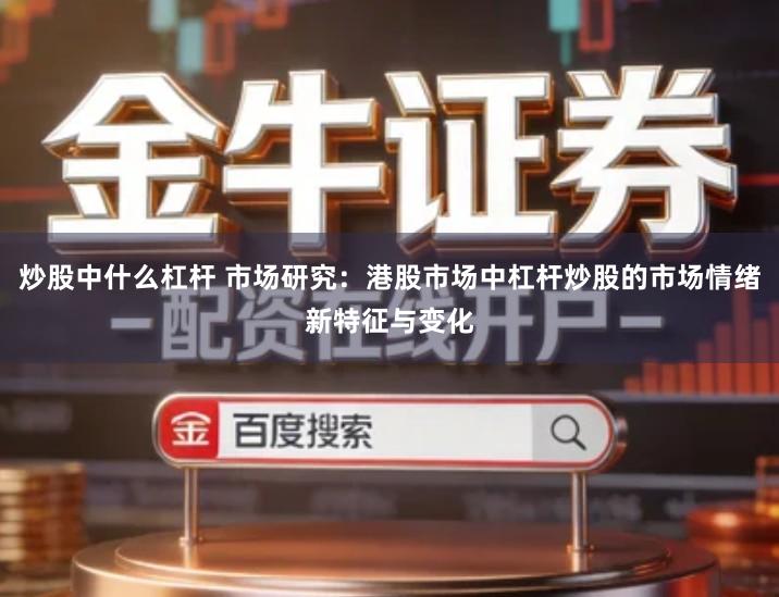 炒股中什么杠杆 市场研究：港股市场中杠杆炒股的市场情绪新特征与变化