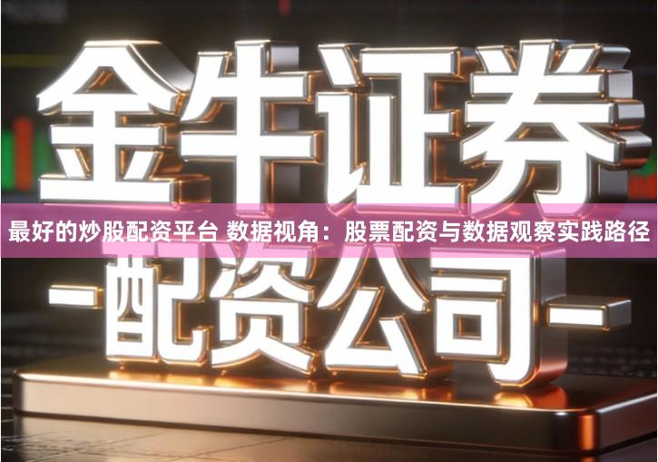 最好的炒股配资平台 数据视角：股票配资与数据观察实践路径