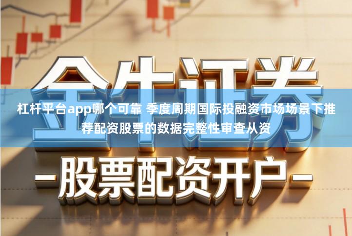 杠杆平台app哪个可靠 季度周期国际投融资市场场景下推荐配资股票的数据完整性审查从资